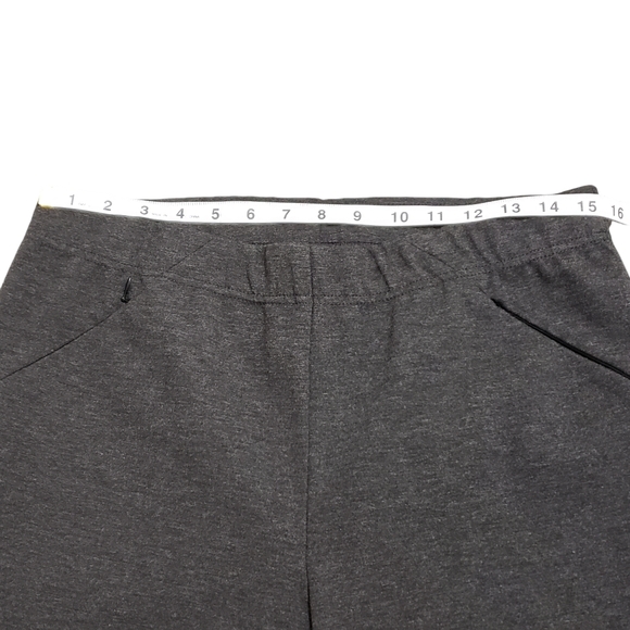 J. Jill Ponte Zip Pocket Leggings Grey Sz Medium - Picture 10 of 13